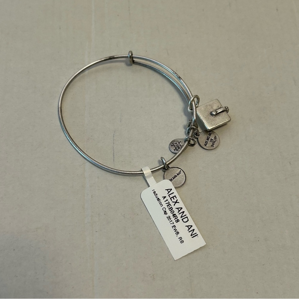 Alex and Ani NWT Silaver Graduation Cap Bracelet